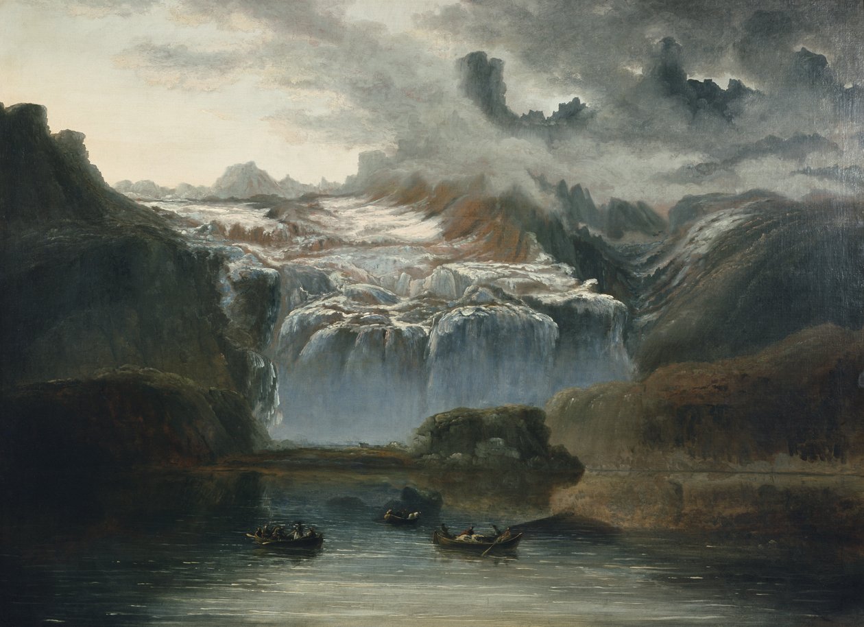Jostedals buzulu (tuval üzerine yağlı boya) by Peder Balke