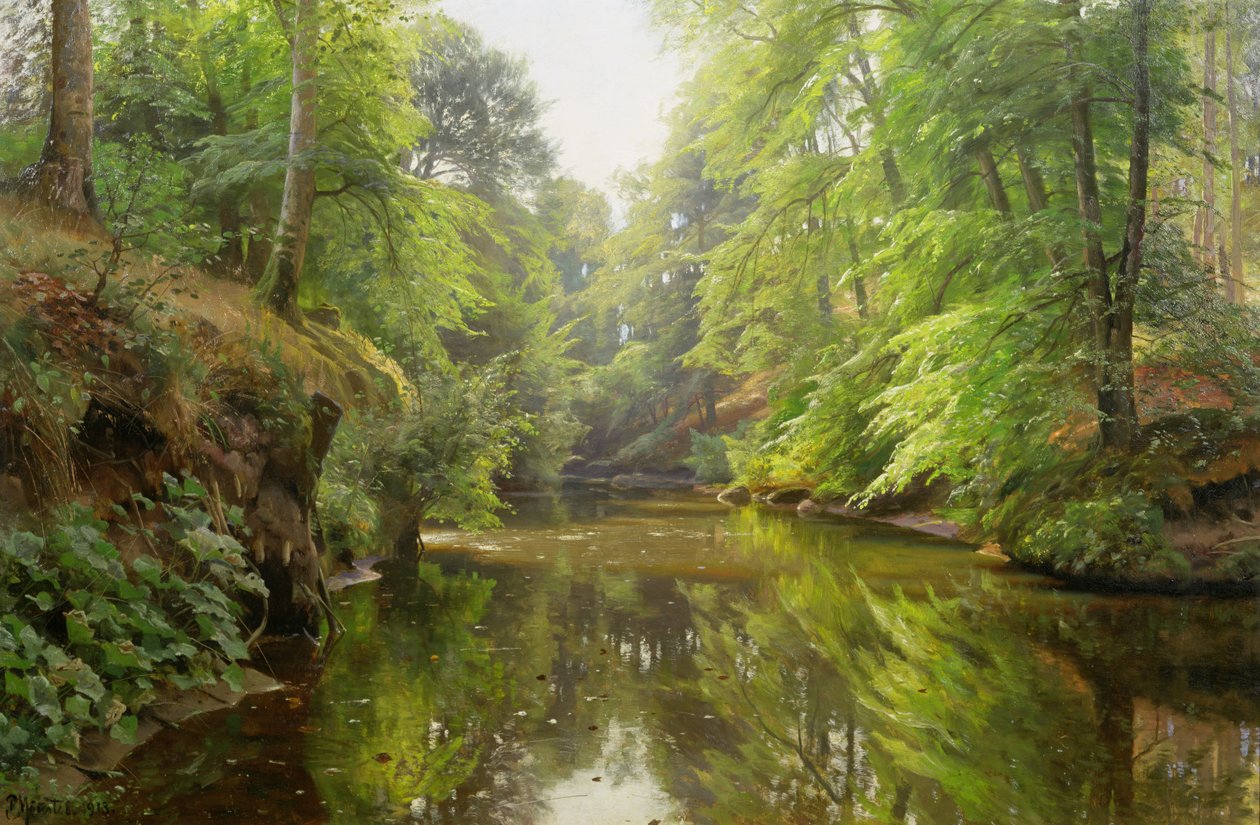 Sessiz Nehir, 1913 by Peder Monsted