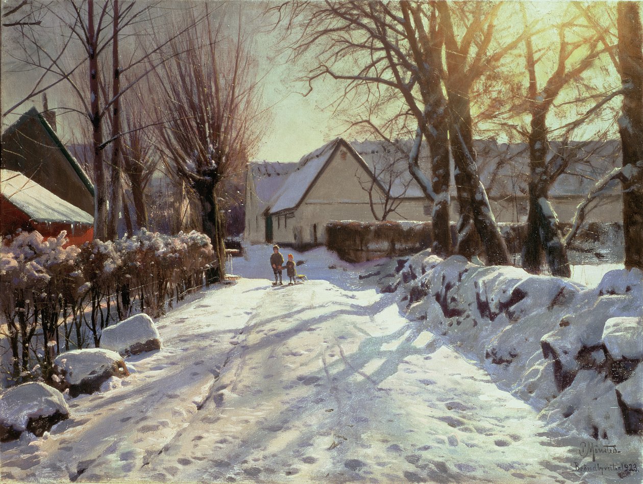 Eve Giden Yol, 1923 by Peder Monsted