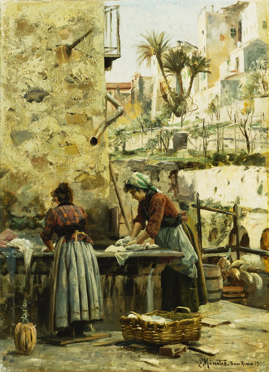 Çamaşırcı Kadınlar by Peder Monsted