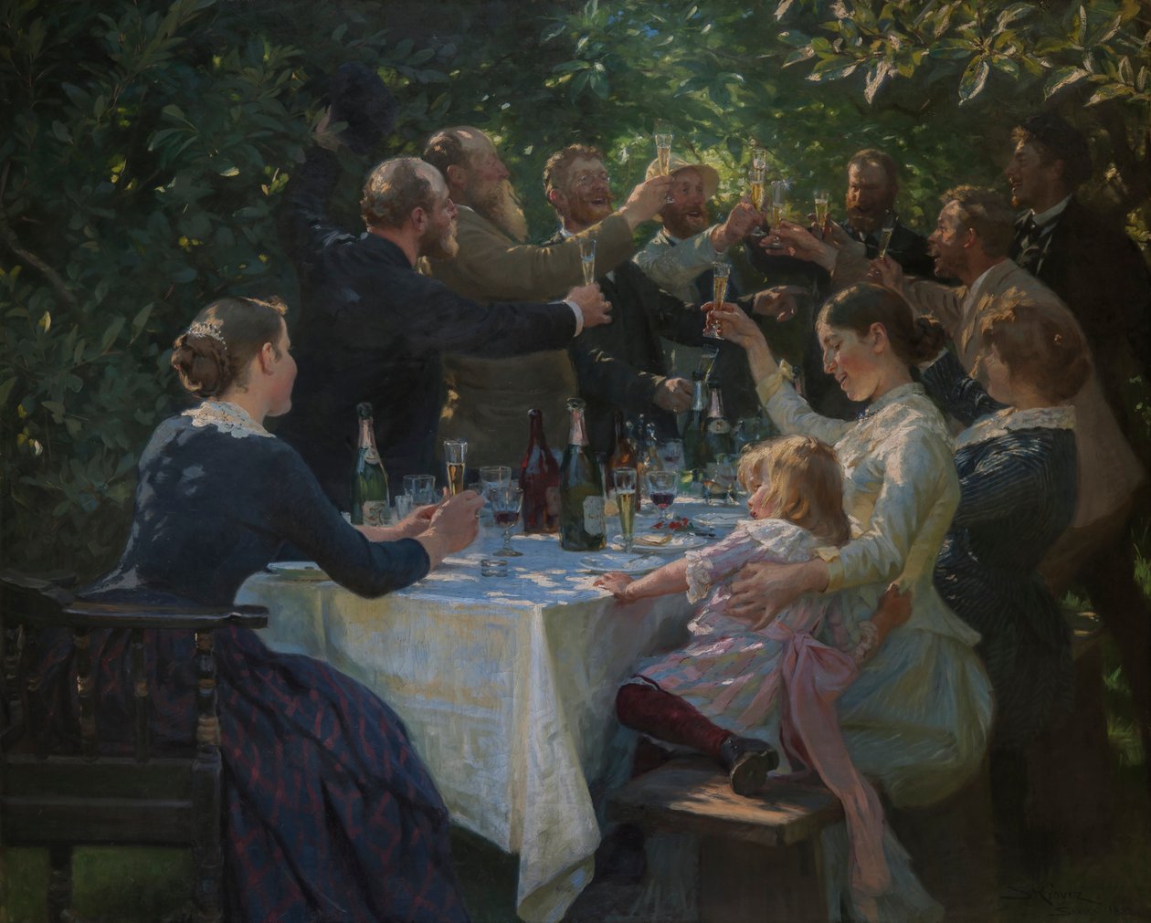Kalça, Kalça, Yaşasın!, 1888. by Peder Severin Krøyer