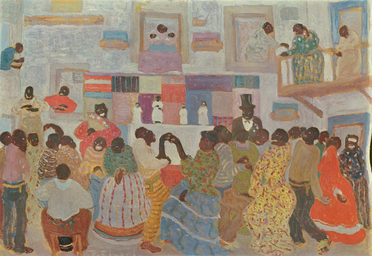 ಹೈಟಿ ಟರ್ಕಿಯಲ್ಲಿ ನೃತ್ಯಗಾರರು by Pedro Figari