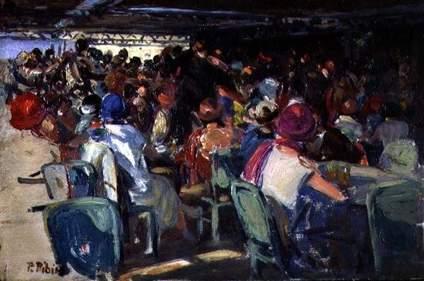 Kafe Sahnesi (gemide yağ) by Pedro Ribera