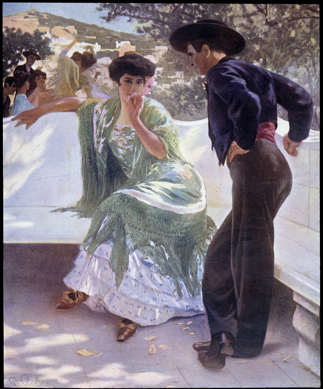 İspanyol dansçılar (flamenko) by Pedro Ribera