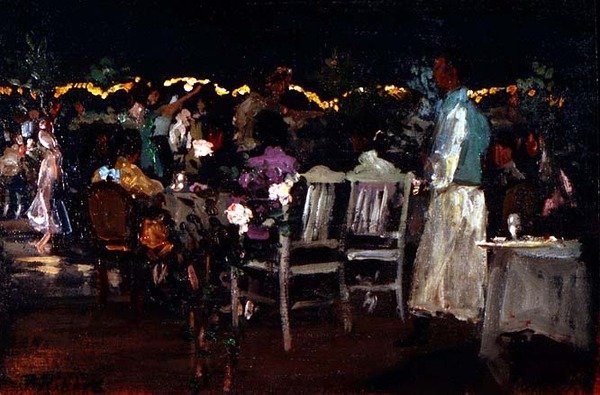 Çatı Terası (gemide yağ) by Pedro Ribera