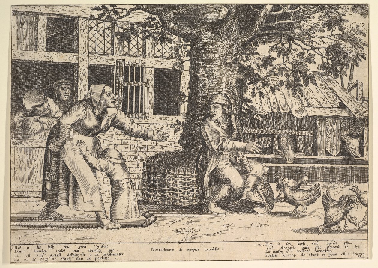 Tavuk Gagalı Koca. by Peeter van der Borcht