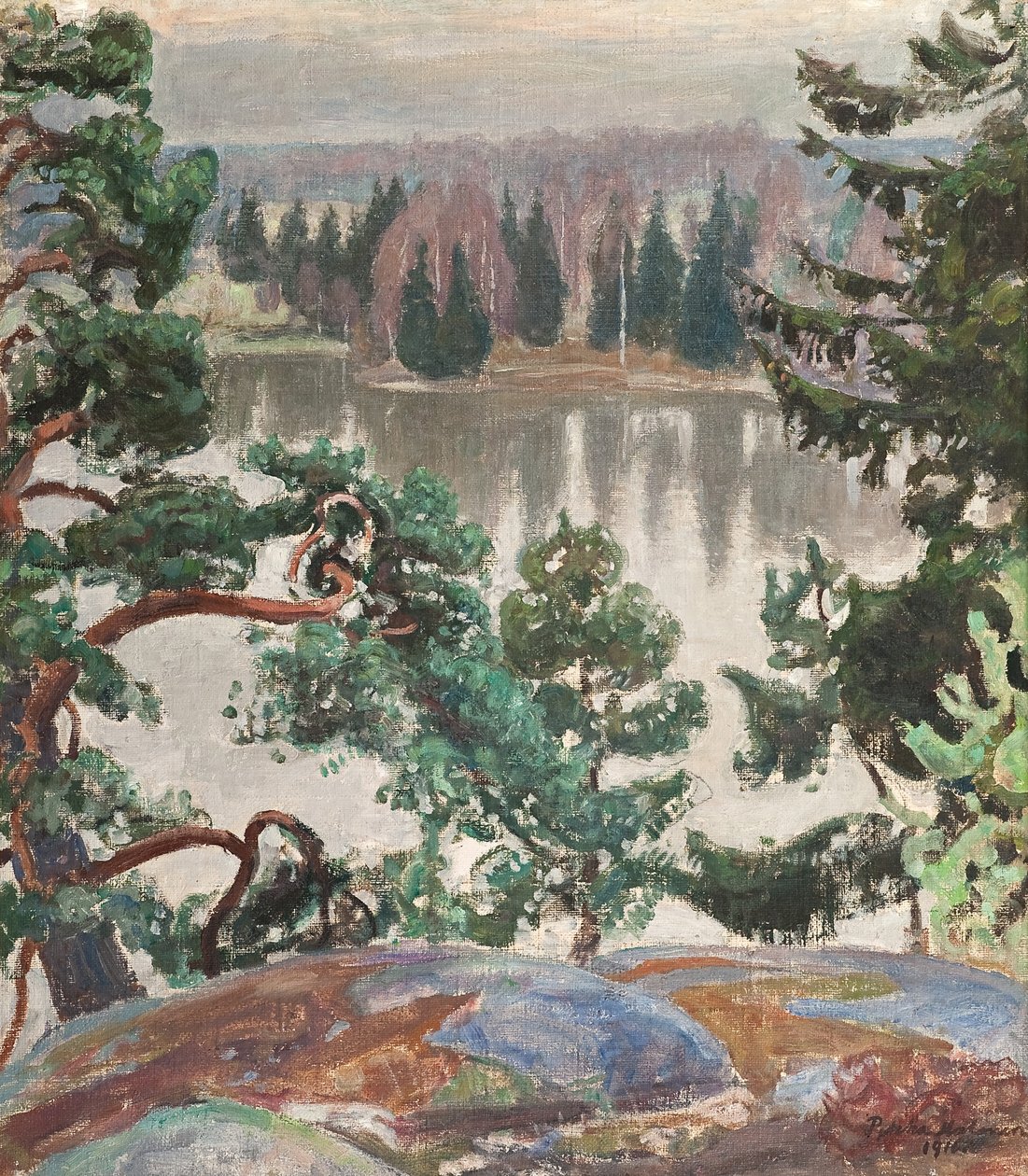 Sarvikallio, 1916 by Pekka Halonen
