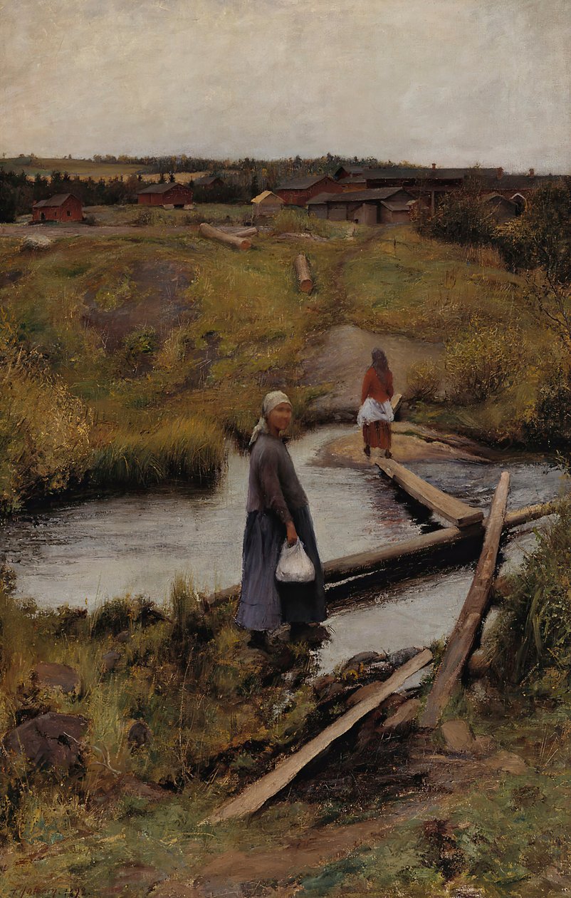Kısa Yol, 1892. by Pekka Halonen