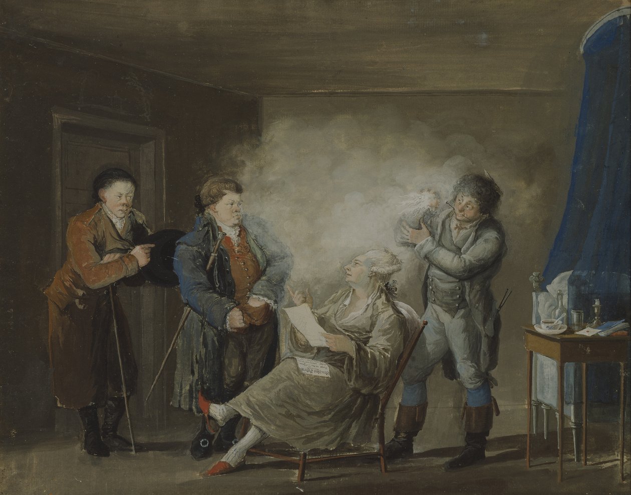 Peruk Pudralanırken, 1800 dolayları by Per Nordqvist