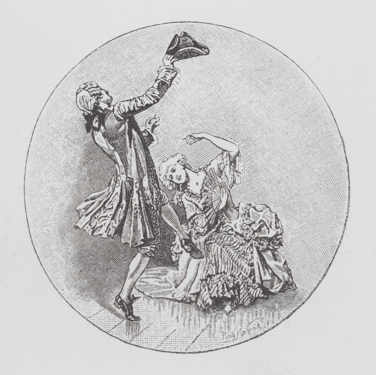 Dans etmek (lito) by Percy Macquoid
