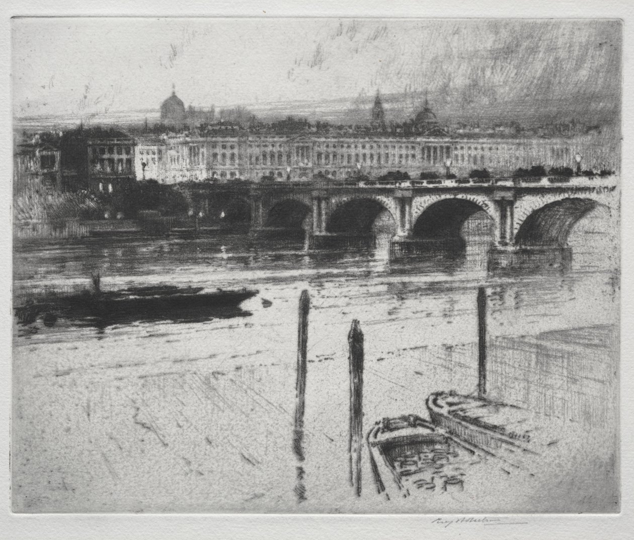 Waterloo Köprüsü by Percy Robertson