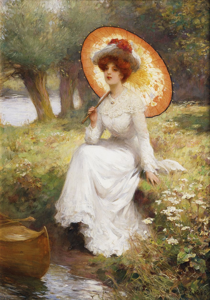 Nehir tarafından by Percy William Gibbs