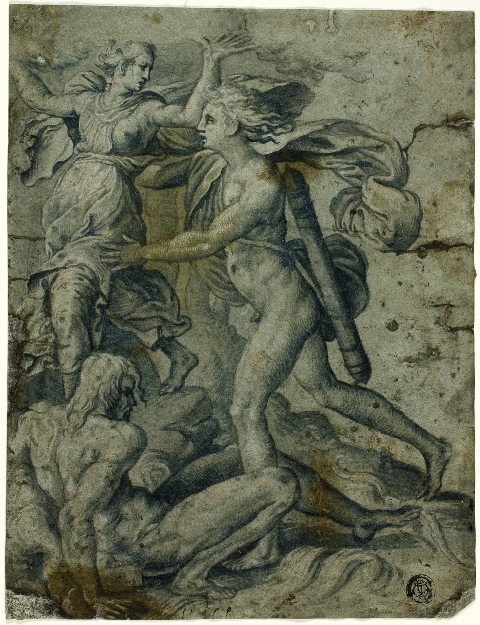 Apollon ve Defne by Perino del Vaga