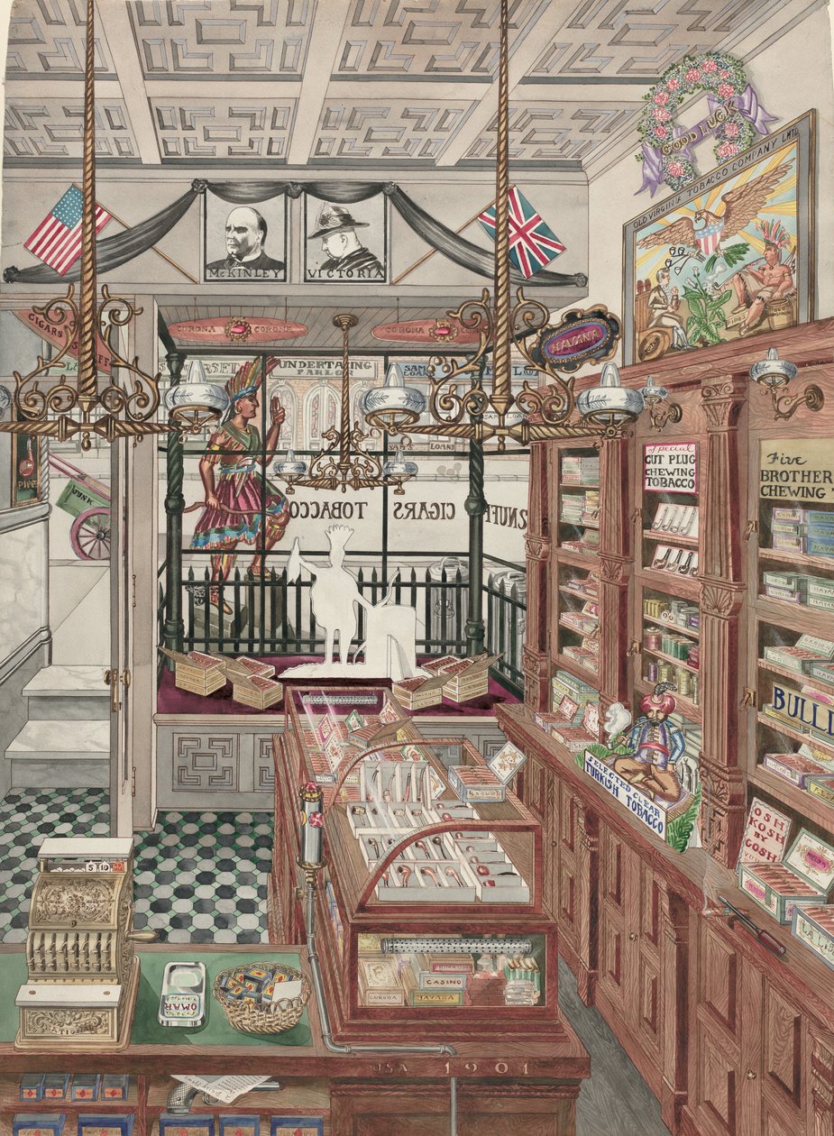 Puro Mağazası, 1901, 19351942. by Perkins Harnly