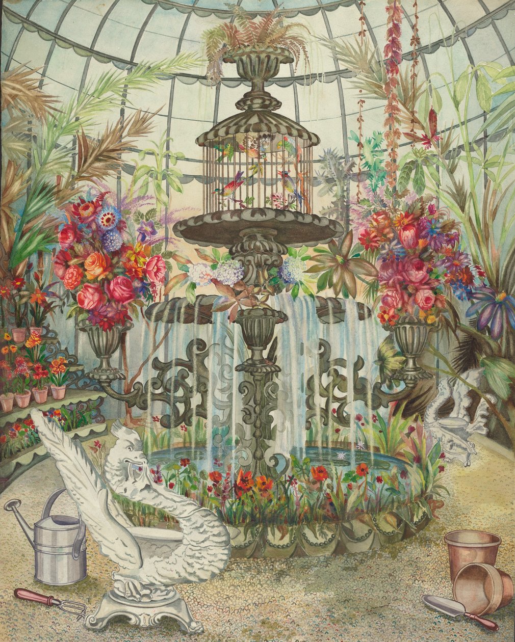 Konservatuar Çeşmesi, c. 1938. by Perkins Harnly