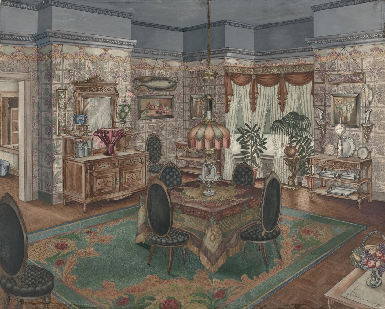 Yemek Odası, 19351942. by Perkins Harnly