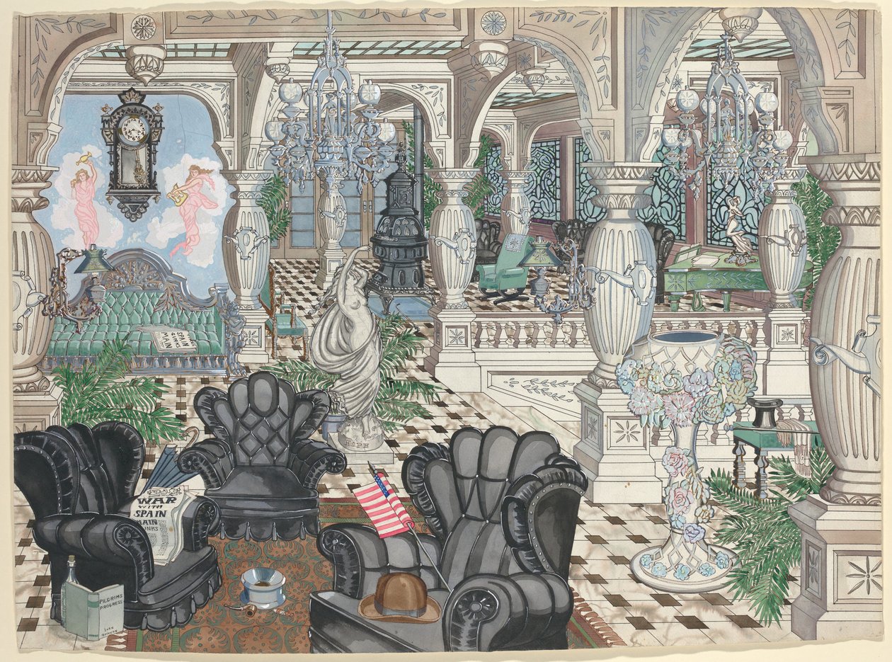 Fuaye Erkekler Kulübü, 1880-1910 by Perkins Harnly