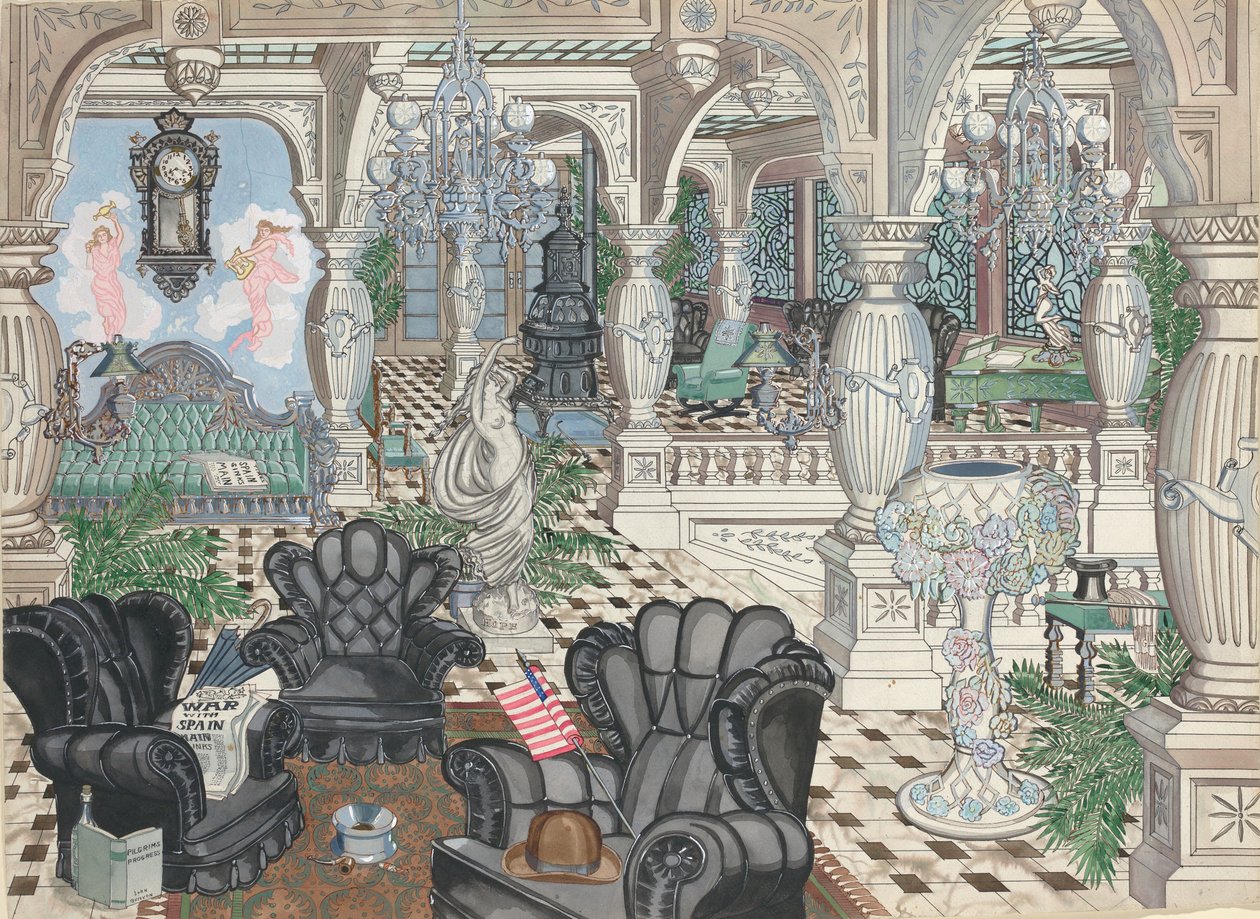 Fuaye Erkekler Kulübü, 1880-1910, c. 1946. by Perkins Harnly
