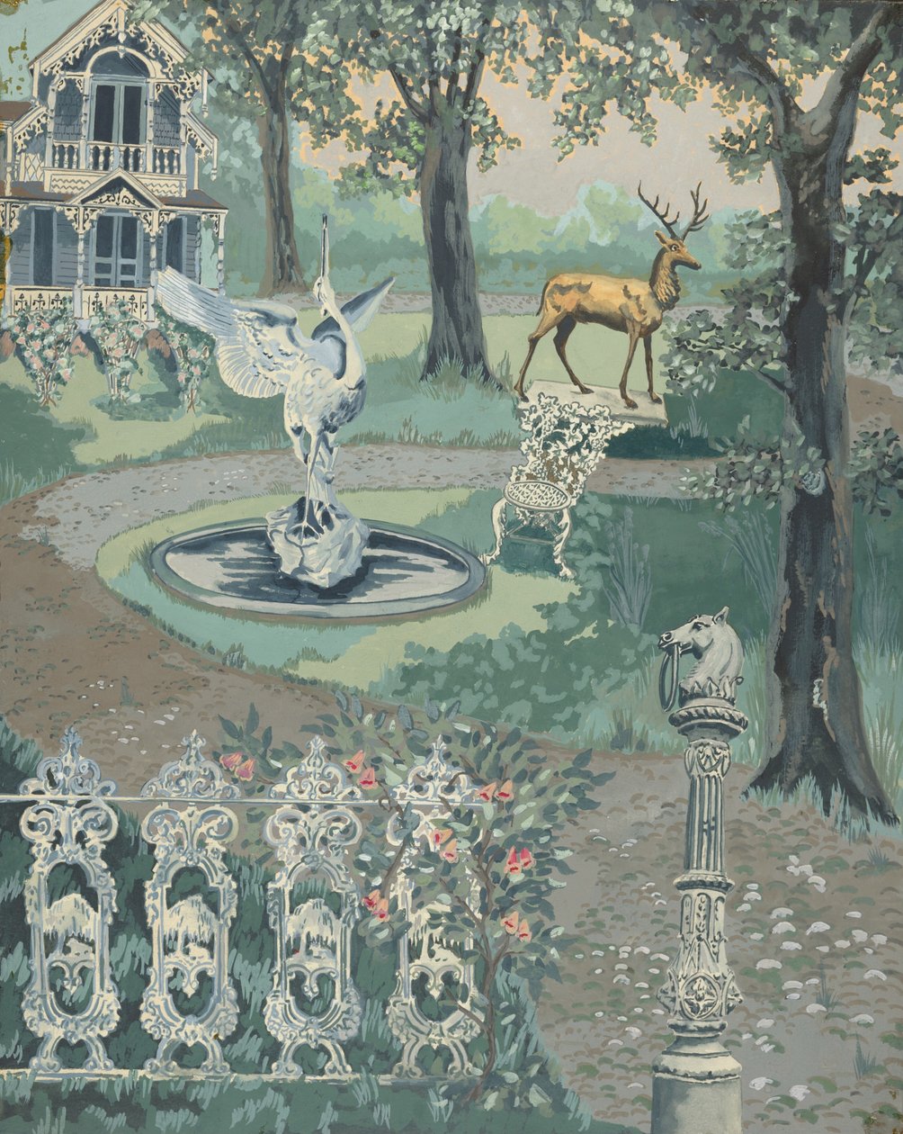 Bahçe Düzeni, 19351942. by Perkins Harnly