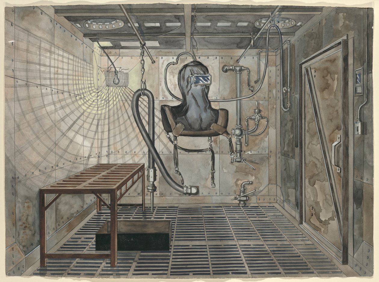 İç Kumlama Odası, 1935 by Perkins Harnly