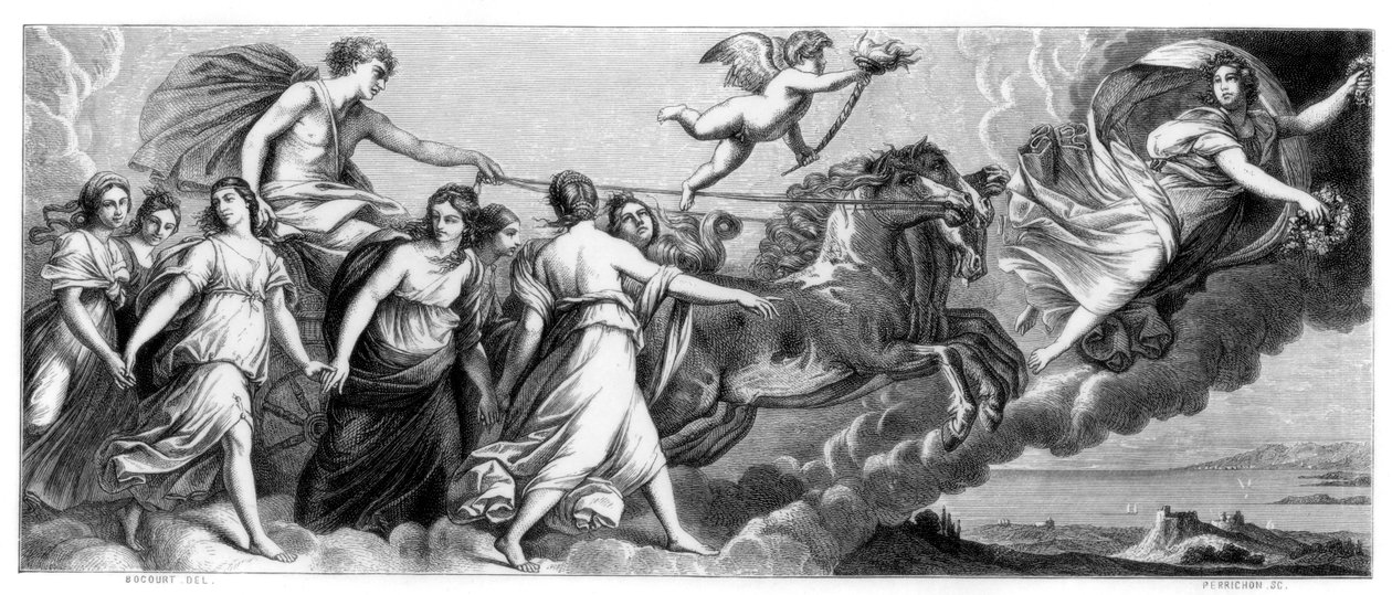 Aurora Şafağı, 1613-1614 1870 by Perrichon