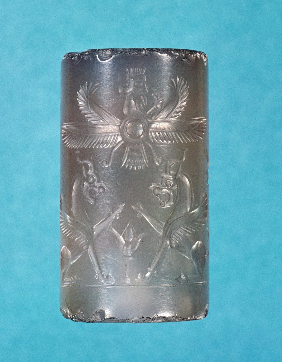 Ahameniş silindir mühür, Pers hanedanı, MÖ 7. yy by Persian School