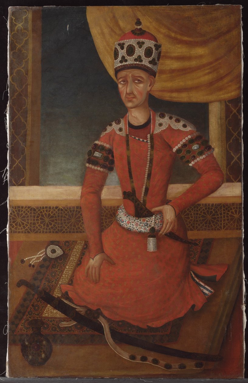 Ağa Muhammed Han Kaçar, c.1820 by Persian School