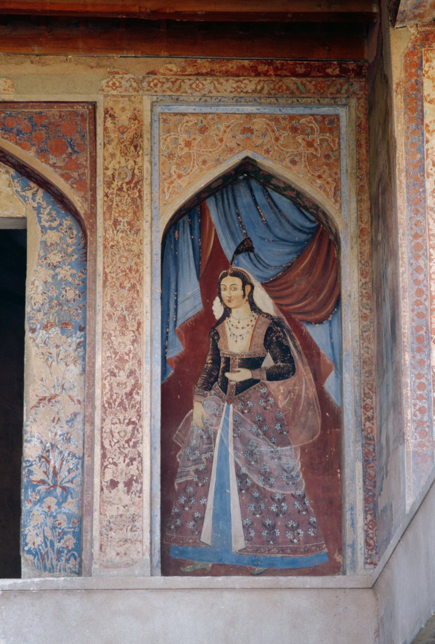kadın figürü by Persian School