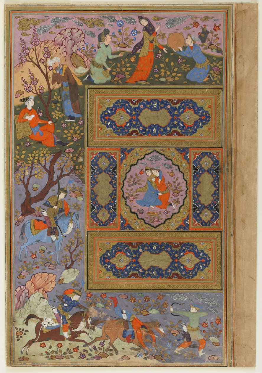 Aşık çifti, c.1590-1610 by Persian School