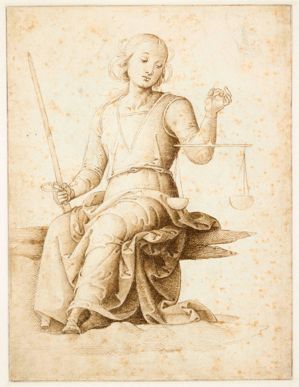 Adalet, 1500-1503. by Perugino
