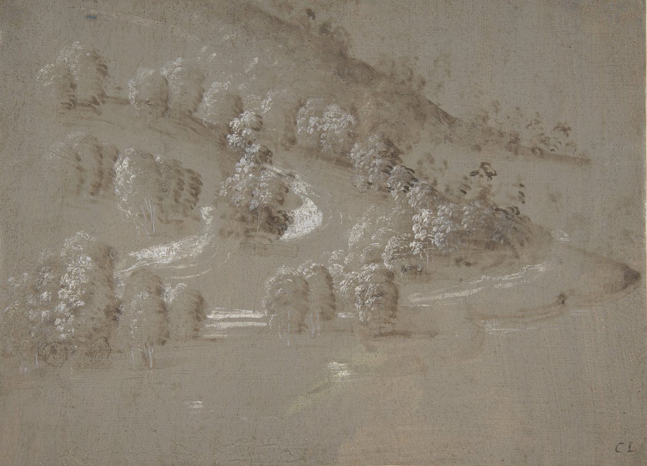 Peyzaj recto, Peyzaj tersi, 1489-90. by Perugino