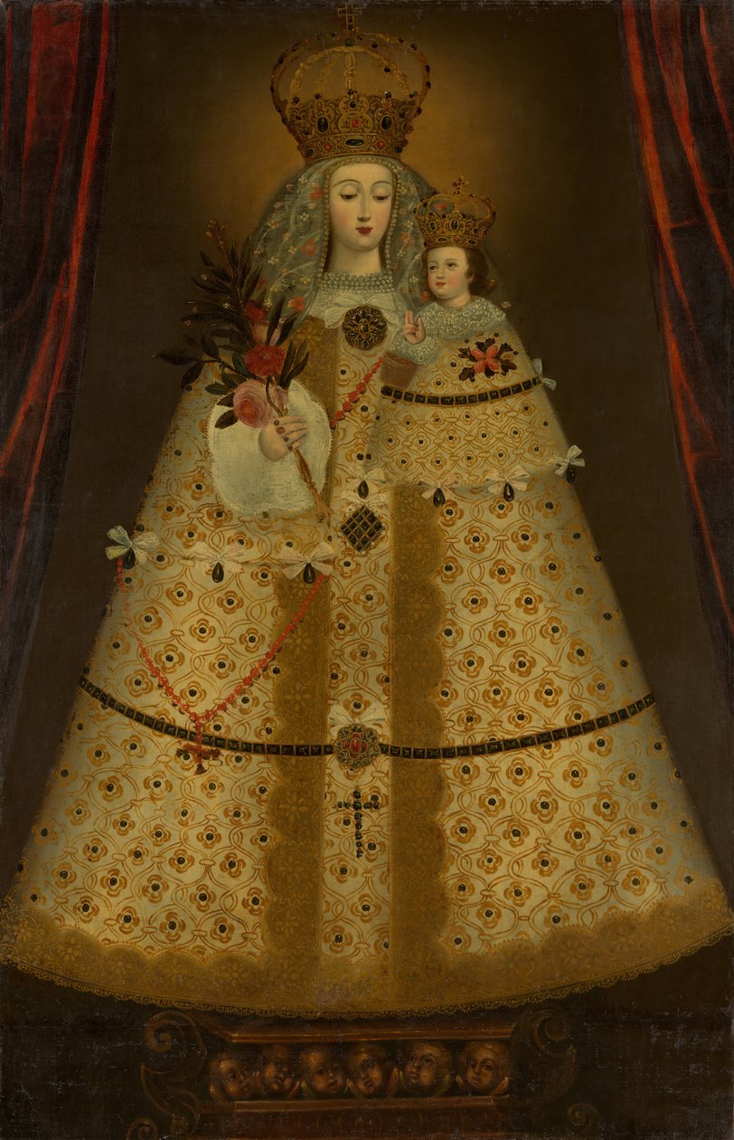 Guapulo Our Lady, 18. yüzyıl. by Peruvian