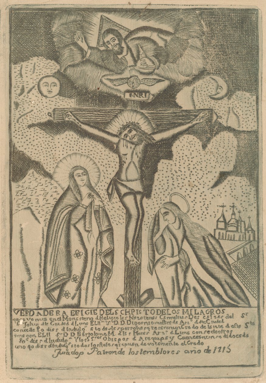 çarmıha germe by Peruvian 19th Century