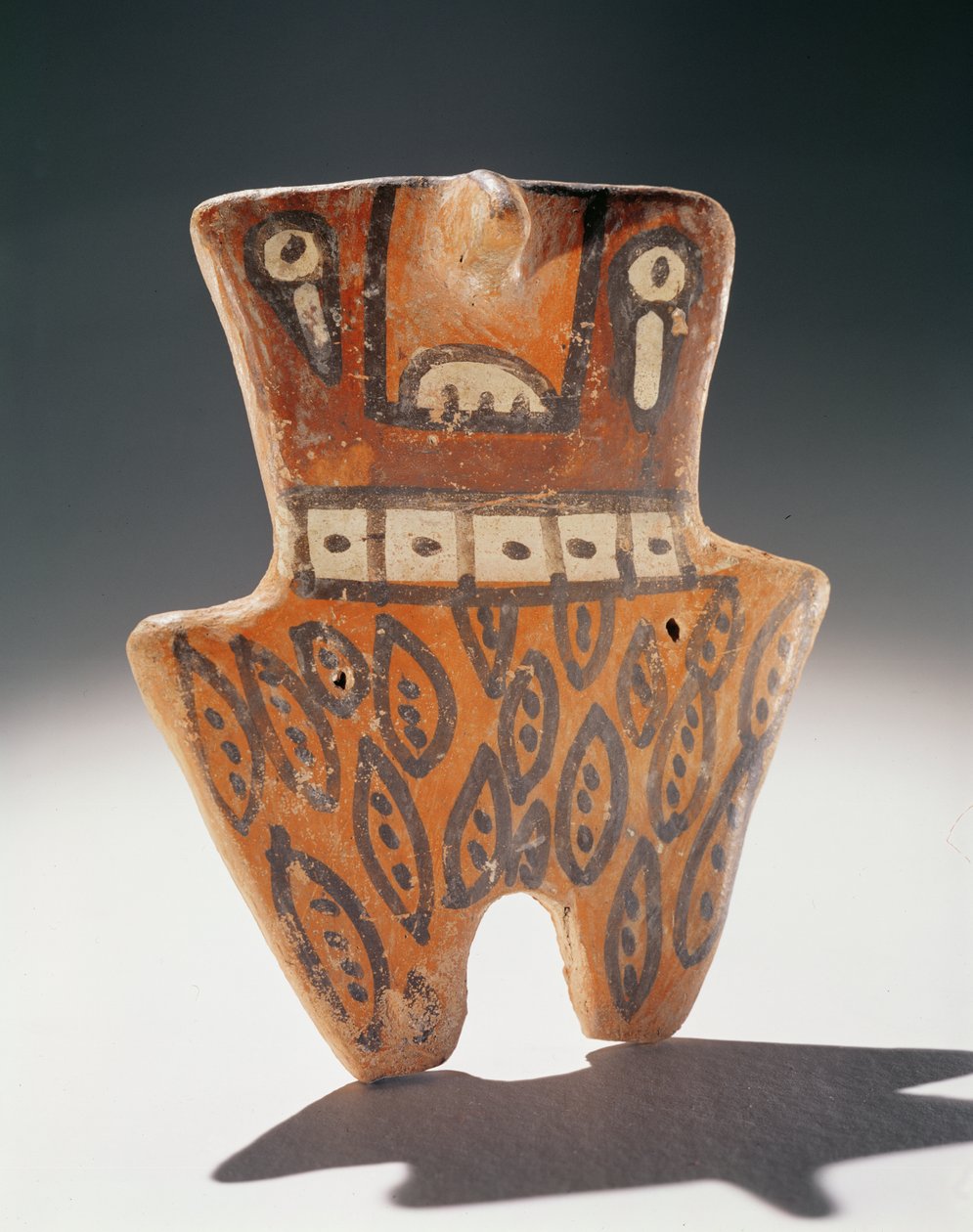 Doğurganlık figürü, Tiahuanaco (boyalı kil) by Peruvian School