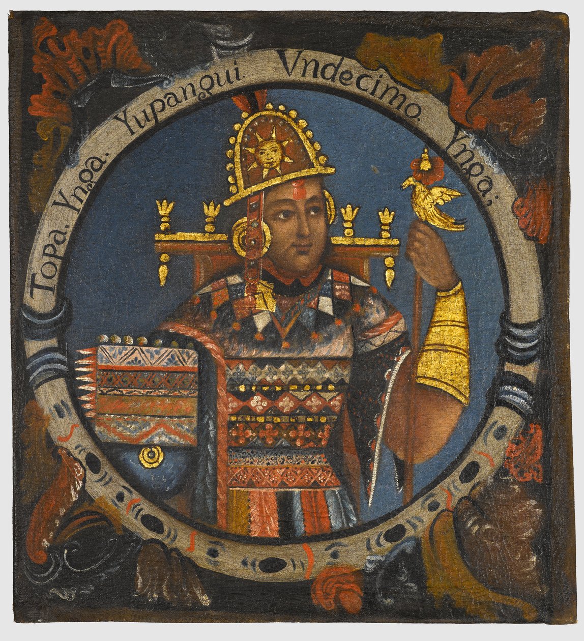 Tupac Yupanqui, 11. İnka Kralı, 18. yüzyılın ortaları by Peruvian School