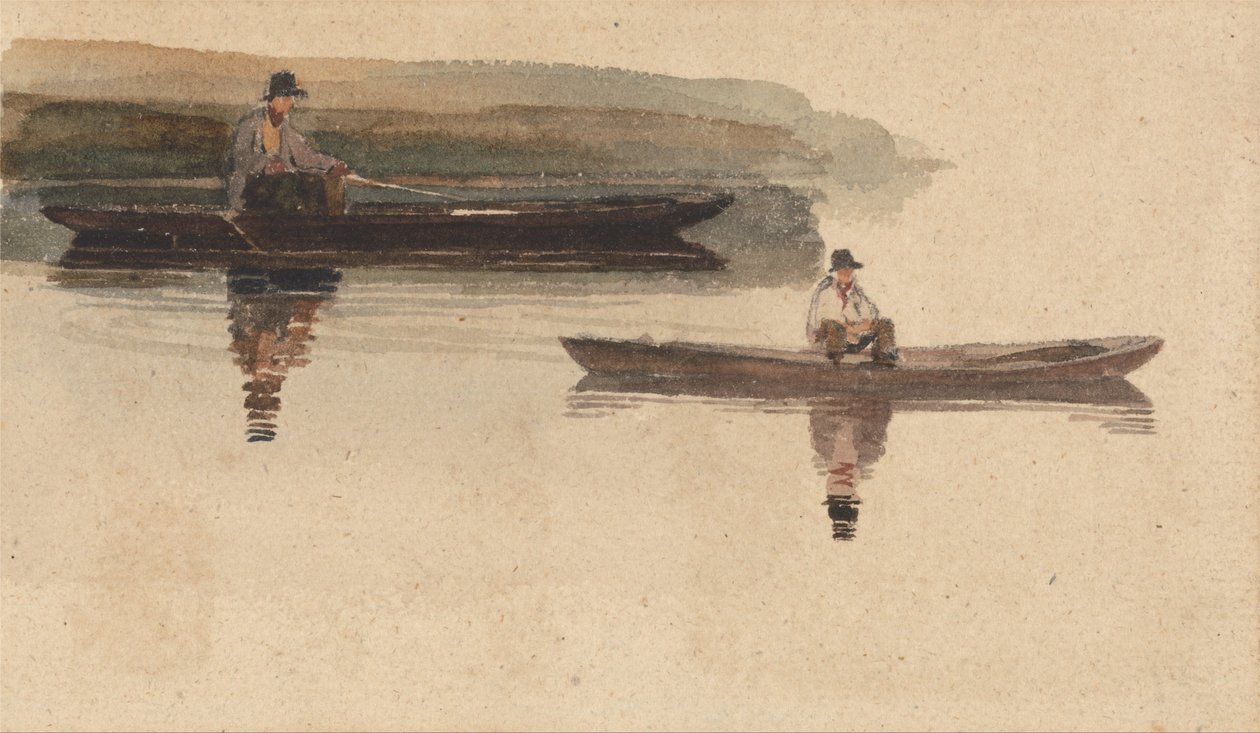 Puntlarda İki Adam by Peter de Wint