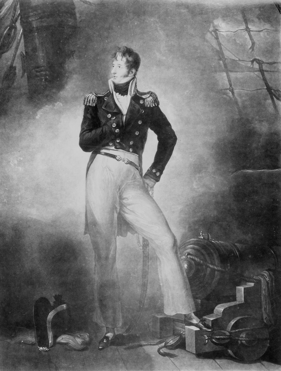 Admiral Thomas Cochrane, 10th Earl of Dundonald, engraved by Charles Turner, 1809 (mezzotint)  by Peter Eduard Stroehling
