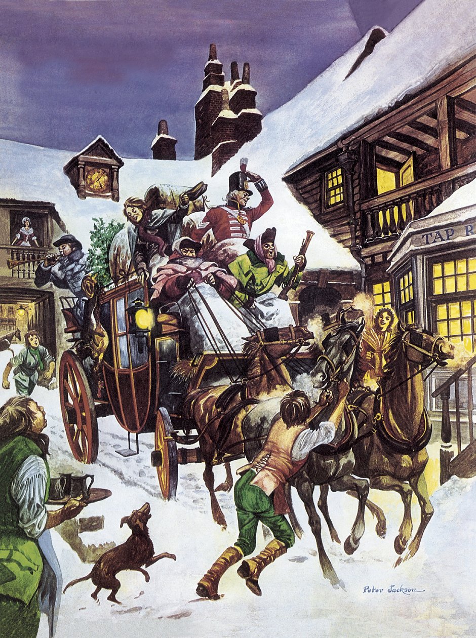 18. yüzyılda Noel Günü by Peter Jackson