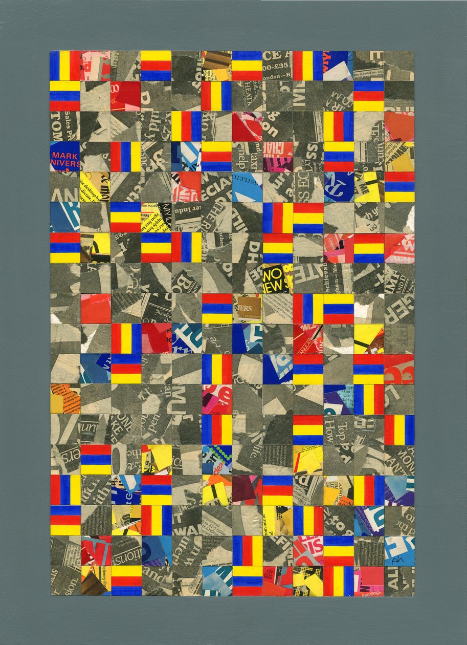 Zaman... Düzen...Kaos. 1984, Kolaj by Peter McClure