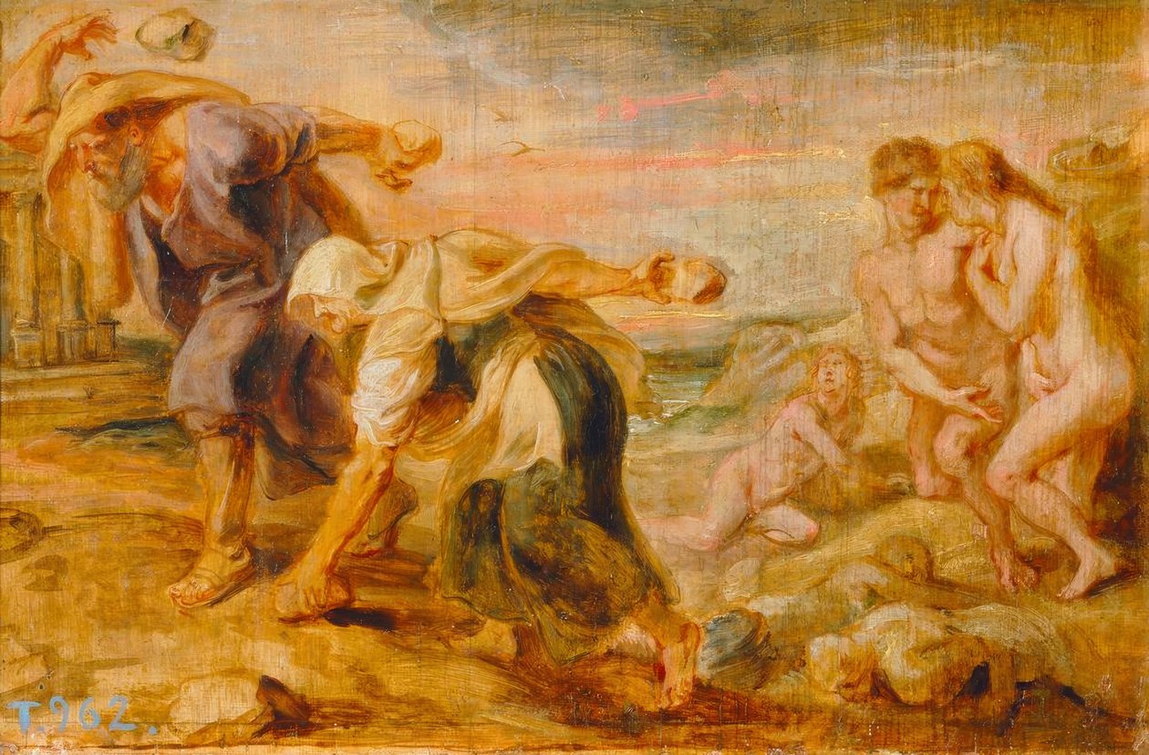 Deucalion ve Pyrrha by Peter Paul Rubens