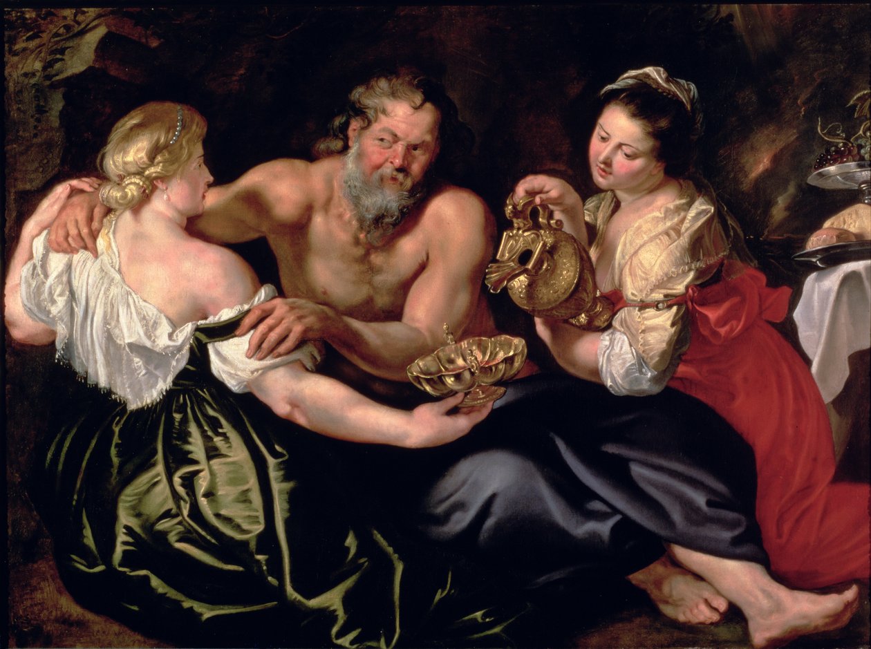 Lût ve kızları by Peter Paul Rubens