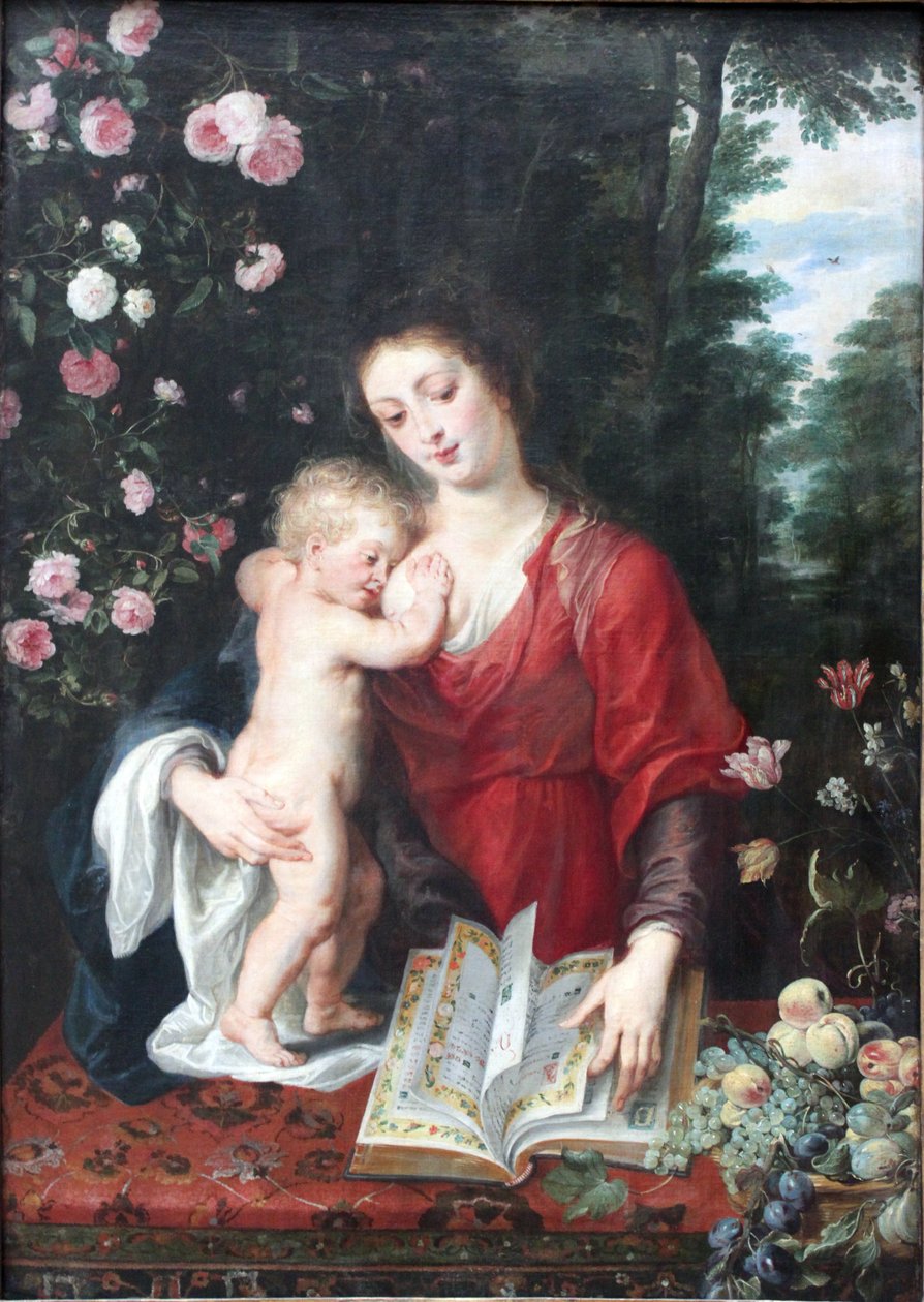 madonna ve çocuk by Peter Paul Rubens
