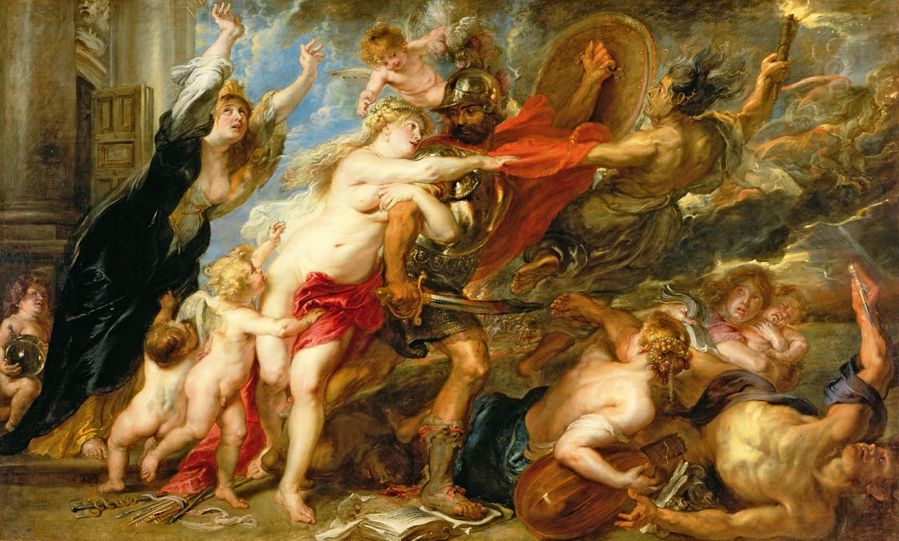 Savaşın Sonucu, 1637-38 by Peter Paul Rubens