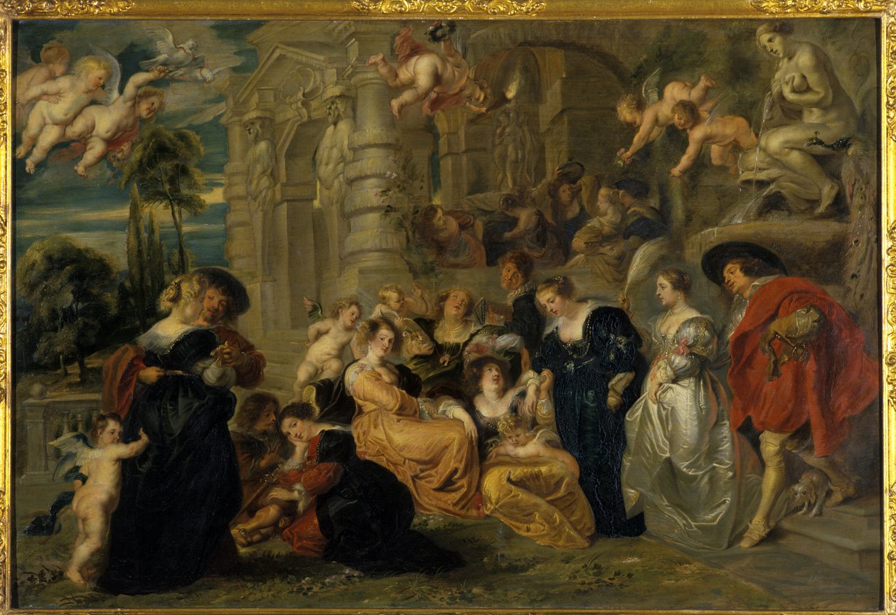 Aşk Bahçesi by Peter Paul Rubens