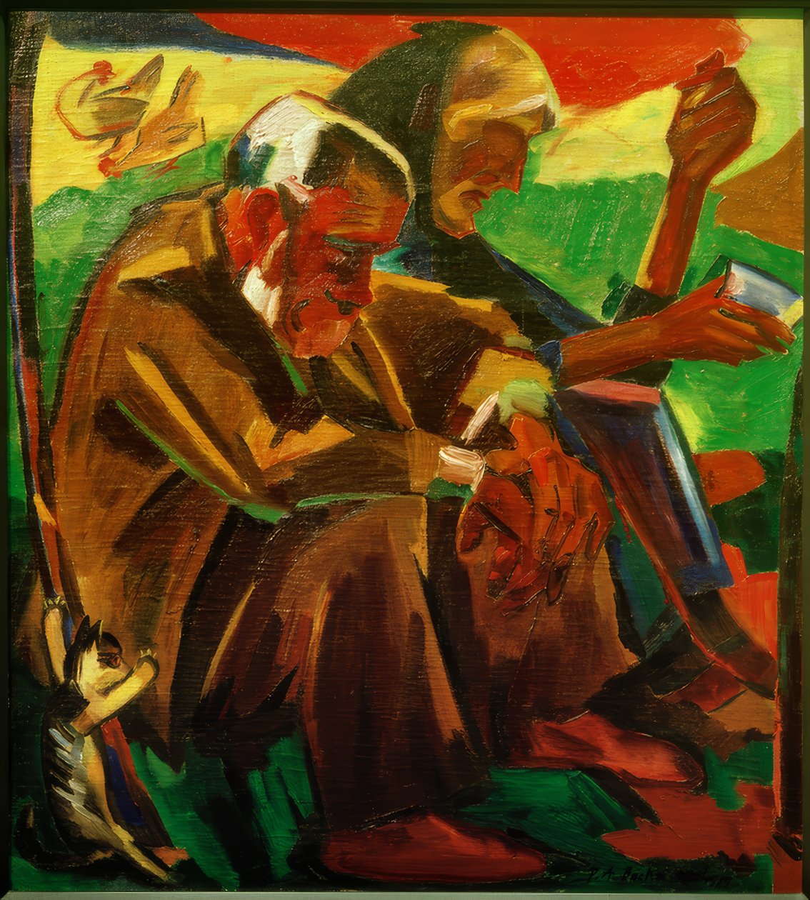 Ebeveynlerim by Peter August Böckstiegel