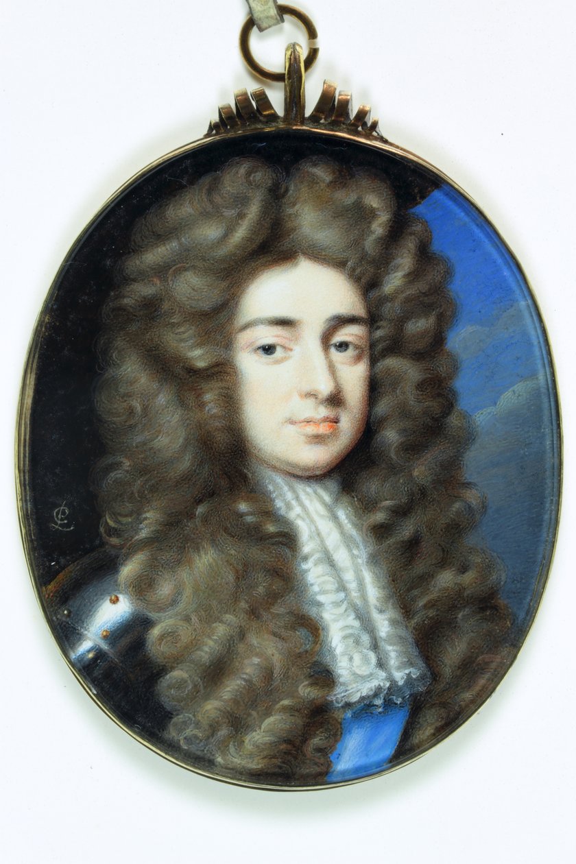 John Holles, Duke of Newcastle (enamel) by Peter Cross