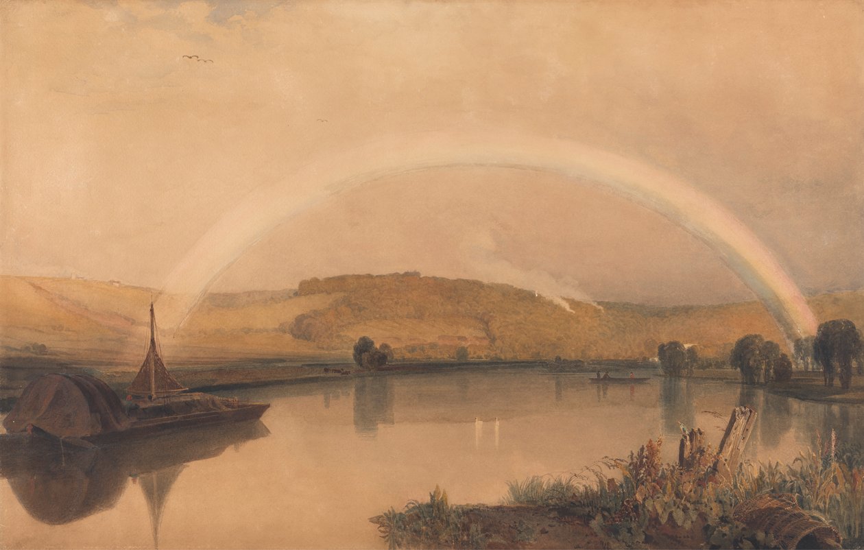 Thames üzerinde by Peter DeWint