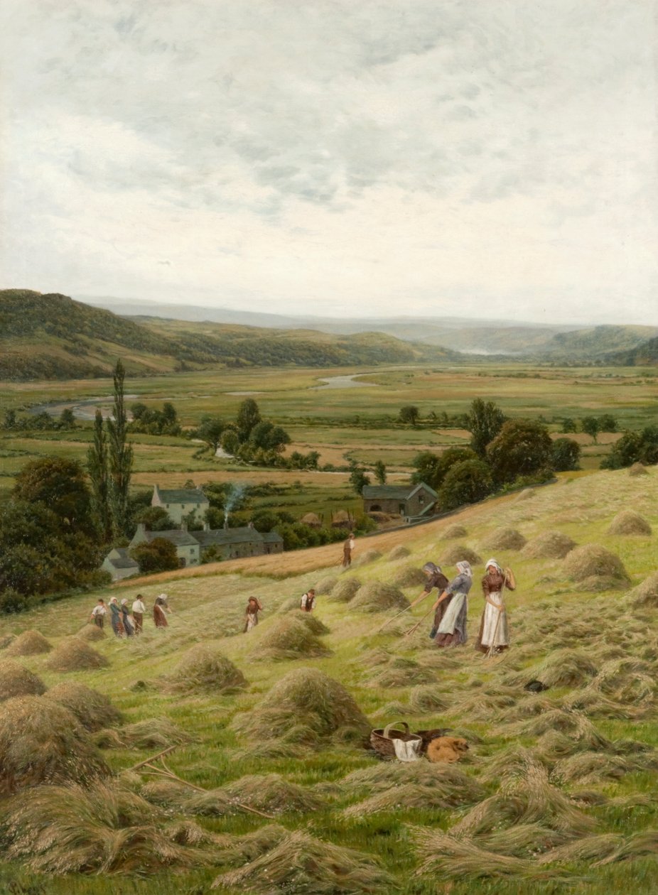 Vale of Llanrest (tuval üzerine yağlı boya) by Peter Ghent