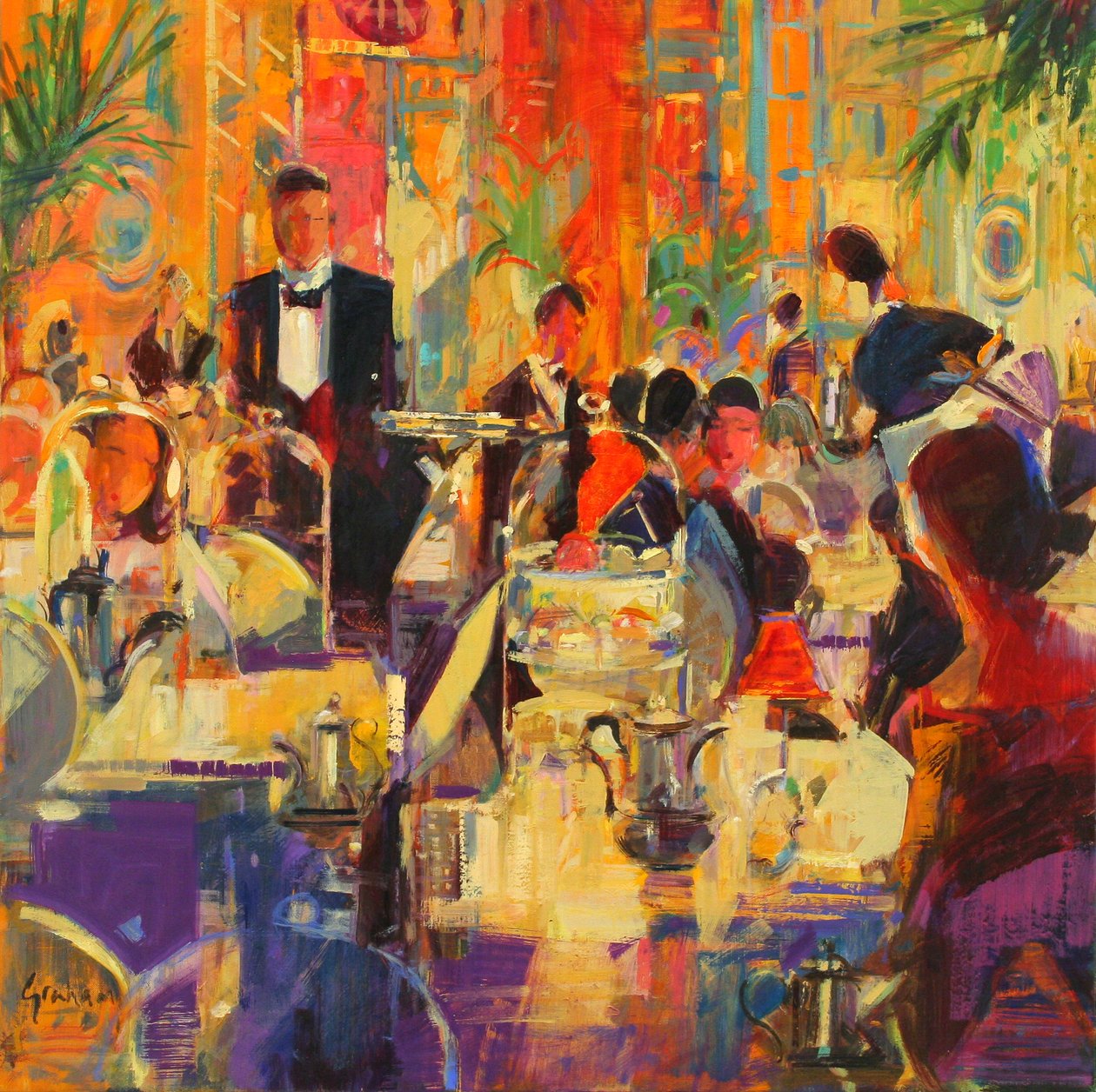 Ritz'de öğleden sonra by Peter Graham (Contemporary)