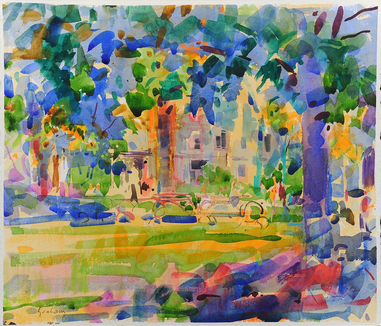 Cedar Hill Manhattan by Peter Graham (Contemporary)